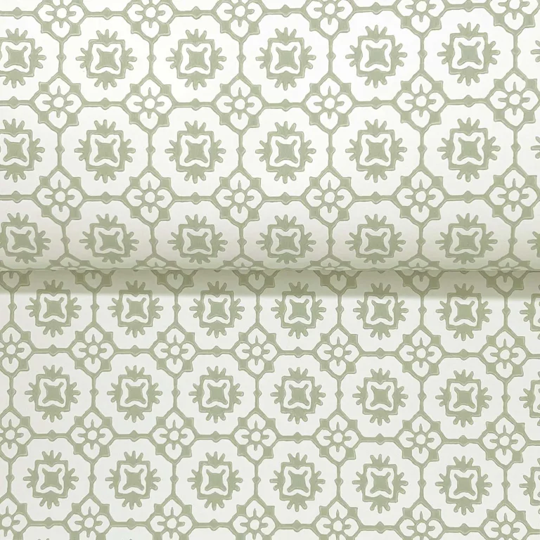 Priti Floral Grid Wallpaper - Sage — Ảnh 3