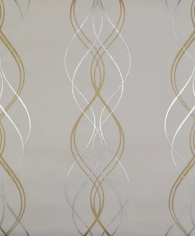 Aurora Wallpaper - Gold/Pearl