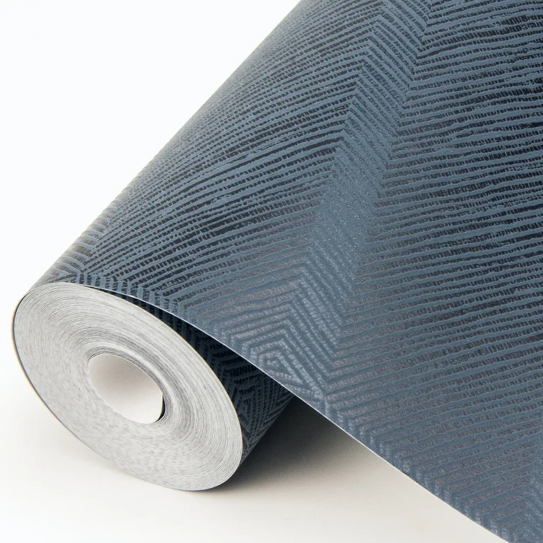Aspen Chevron Wallpaper - Indigo — Ảnh 4