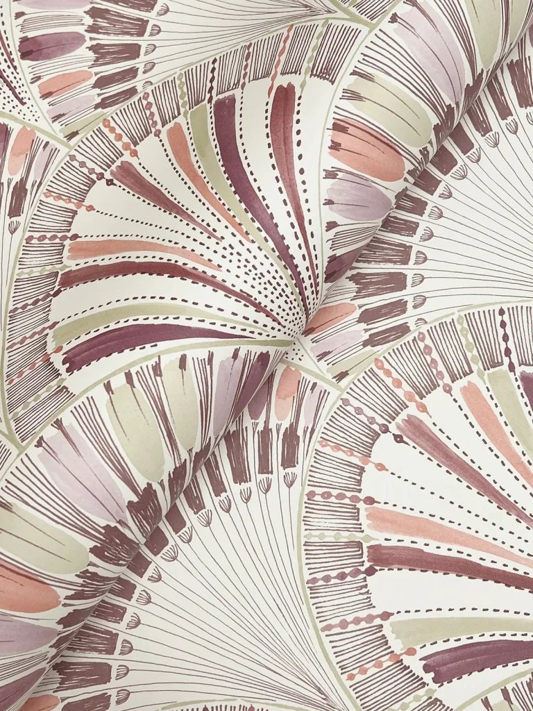 Myla Fanning Reeds Wallpaper - Berry — Image 6