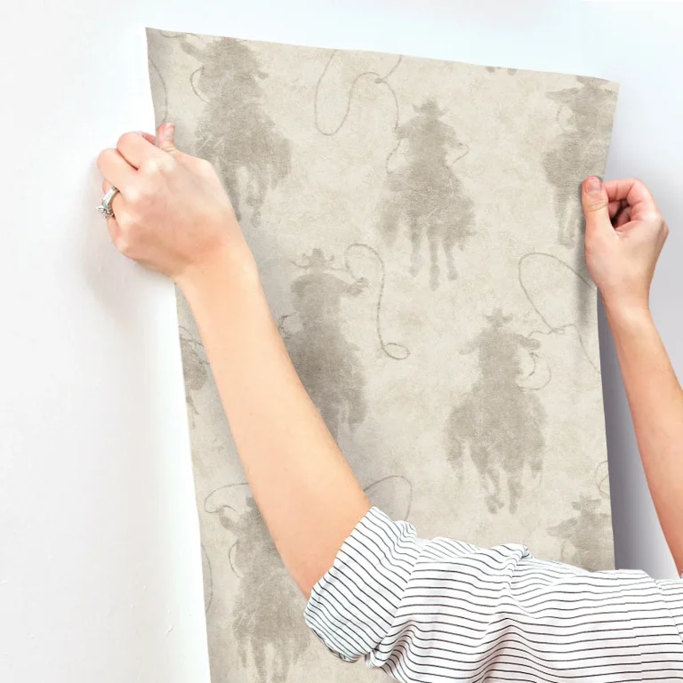 Chesapeake Stockman Silhouette Wallpaper - Light Grey — Ảnh 7