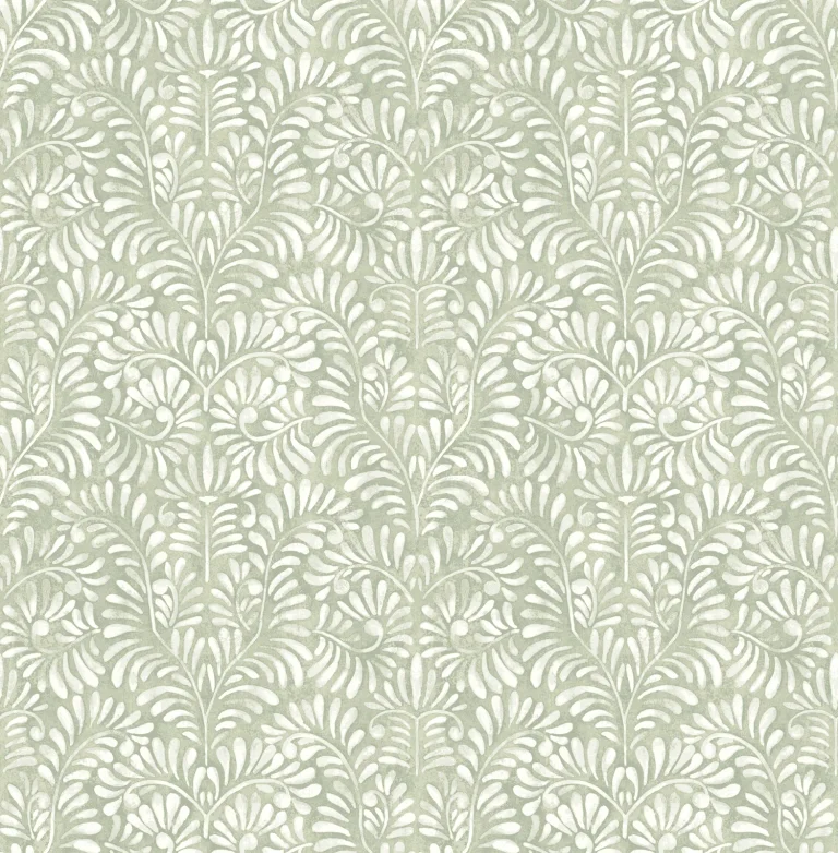 Elma Fiddlehead Wallpaper - Sage — Ảnh 4