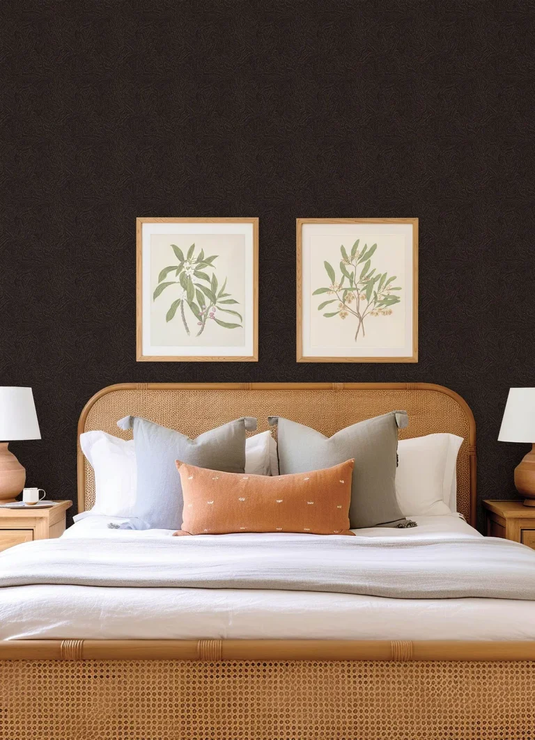 Hollenback Dotted Abstract Wallpaper - Black — Ảnh 3