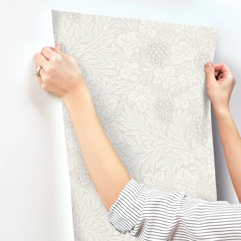 Vine Woodland Fruits Wallpaper - White — Ảnh 2