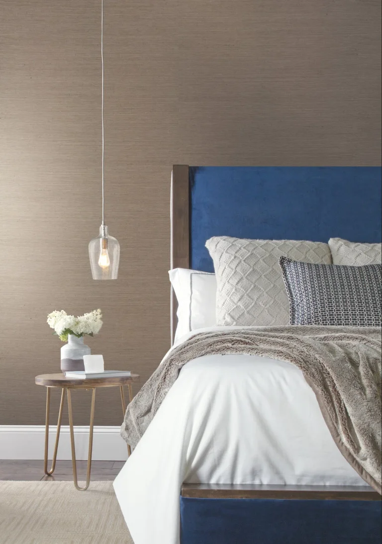 Sisal Grasscloth Wallpaper - Grey — Image 2