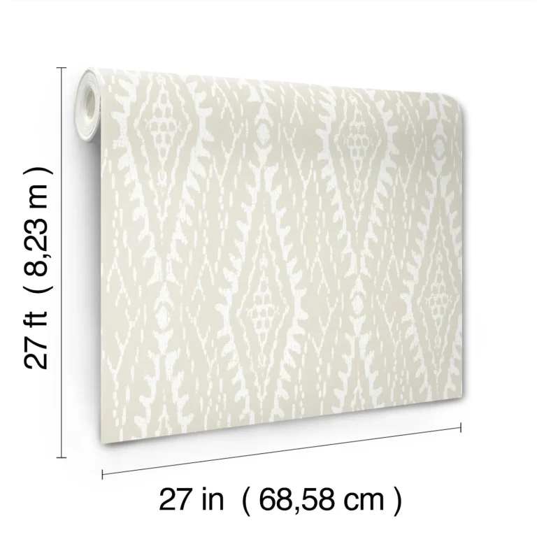 Rousseau Paperweave Wallpaper - Warm Grey — Ảnh 4