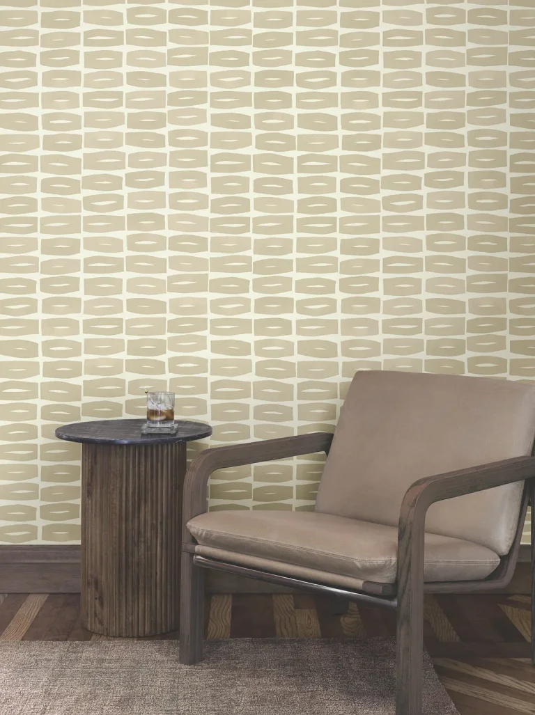 Modernist Motif Wallpaper - Linseed Oil — Ảnh 4
