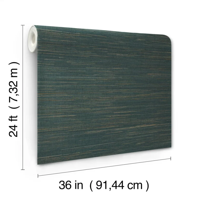 Ronald Redding Multicolored Hemp Wallpaper - Blue — Ảnh 3