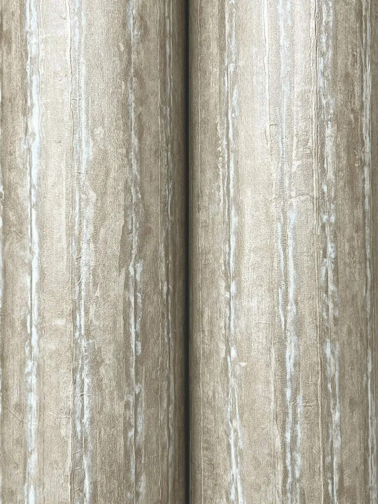 Precious Metal Corrugated Wallpaper - Taupe — Ảnh 6