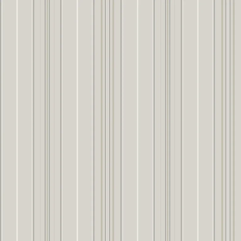 Chesapeake Lascelle Modern Pinstripe Wallpaper - Light Grey — Image 5
