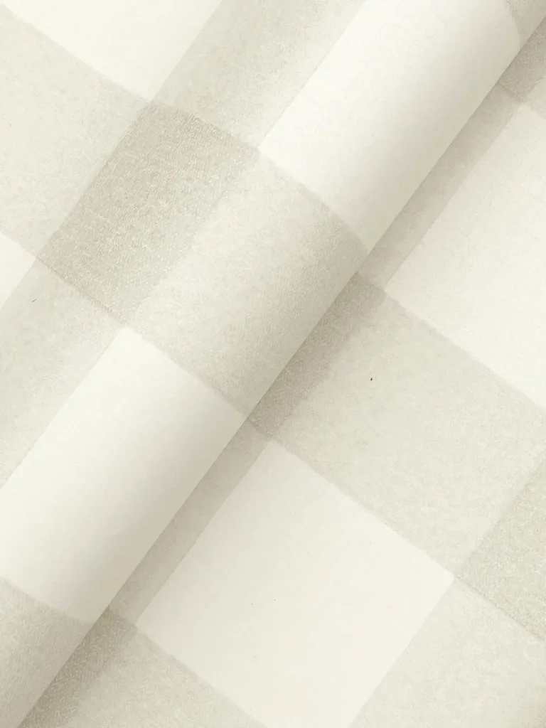 Chesapeake Thorpe Plaid Wallpaper - Dove — Ảnh 7