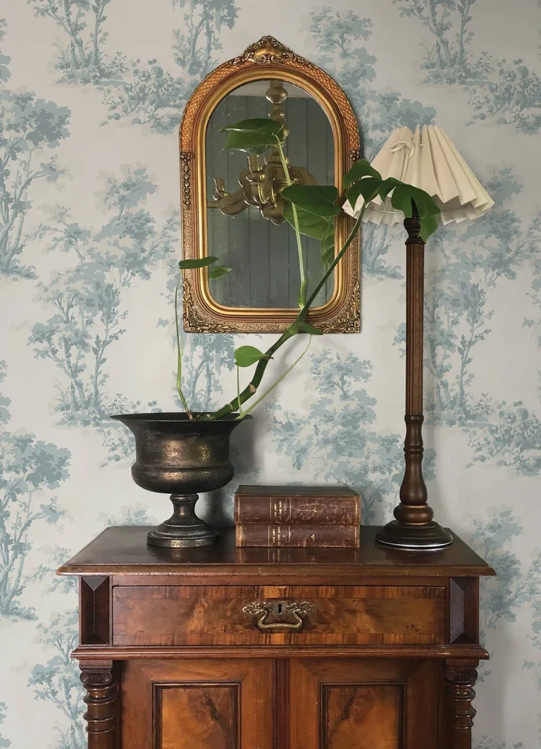 Chris Loves Julia Sainsbury Forest Wallpaper - Light Blue — Ảnh 3