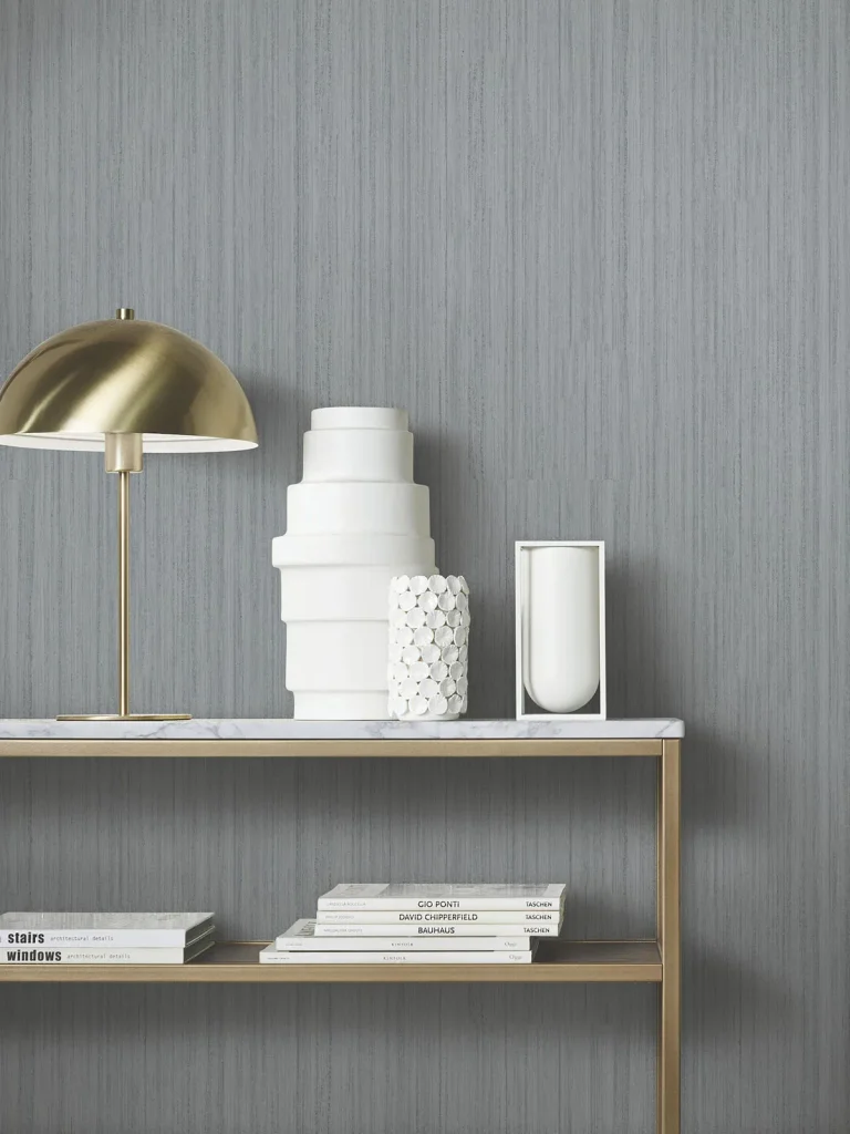 Indra Striated Wallpaper - Grey — Ảnh 3