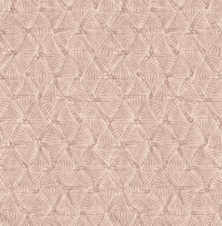 Wright Textured Triangle Wallpaper - Rose Gold — Ảnh 2