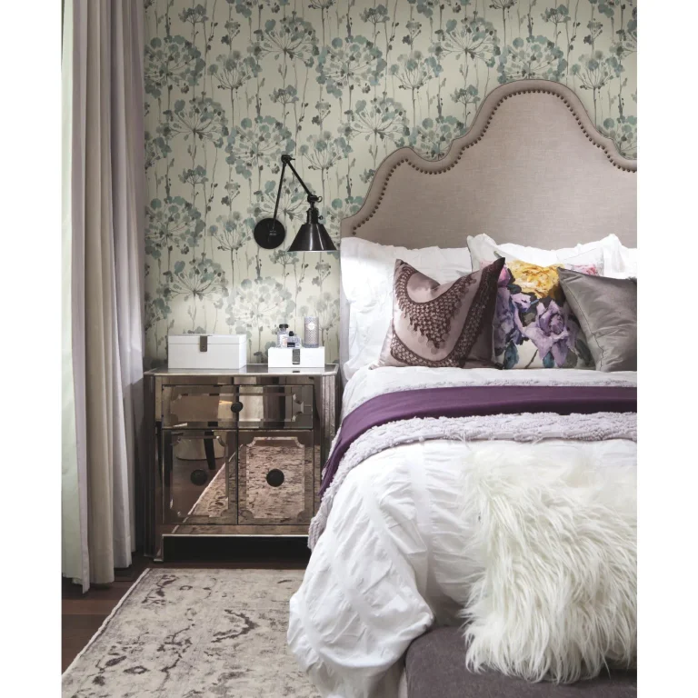 Candice Olson Flourish Wallpaper - Sheer Blue/Gray — Ảnh 5