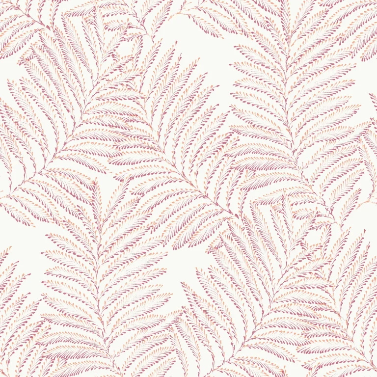 Finnley Inked Fern Wallpaper - Pink — Ảnh 3