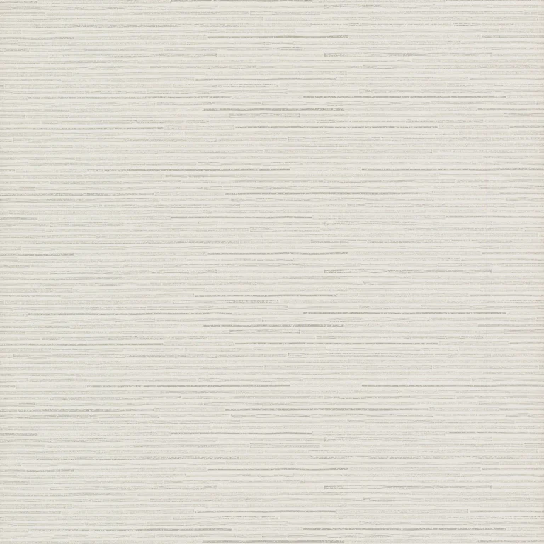 Ribbon Bamboo Wallpaper - White/Silver — Image 3