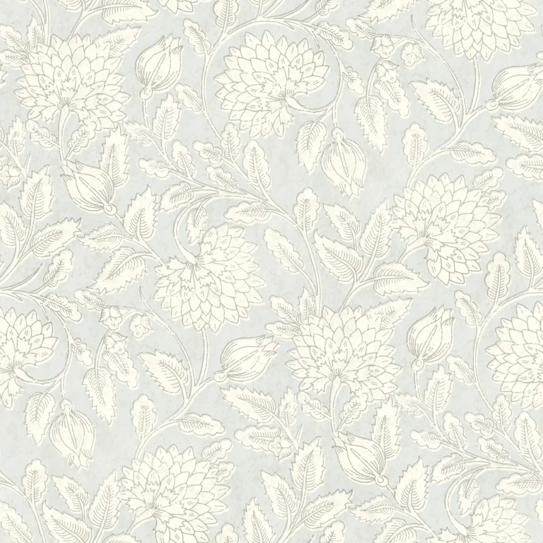 Chesapeake Vadouvan Jacobean Trail Wallpaper - Light Blue — Image 3