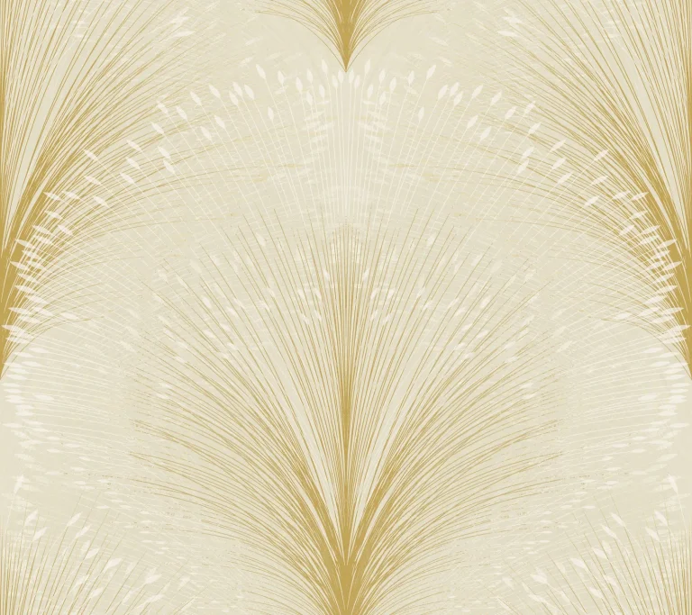 Papyrus Plume Wallpaper - Beige — Image 7