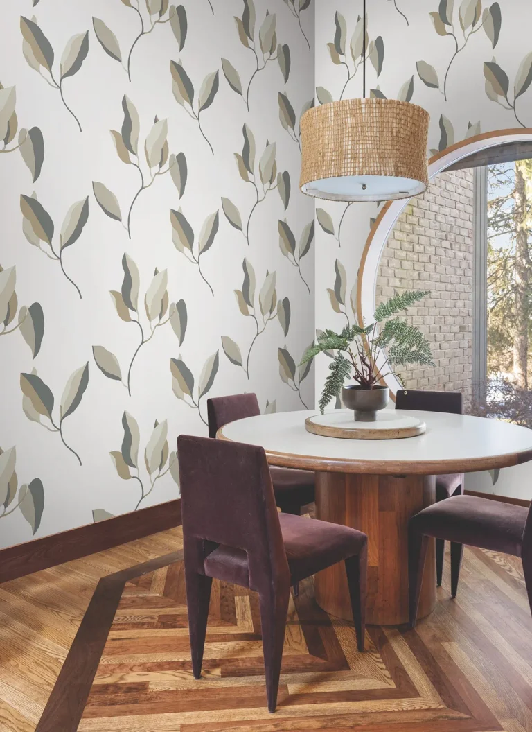 Brushwork Branches Wallpaper - Neutral & Gold — Ảnh 4