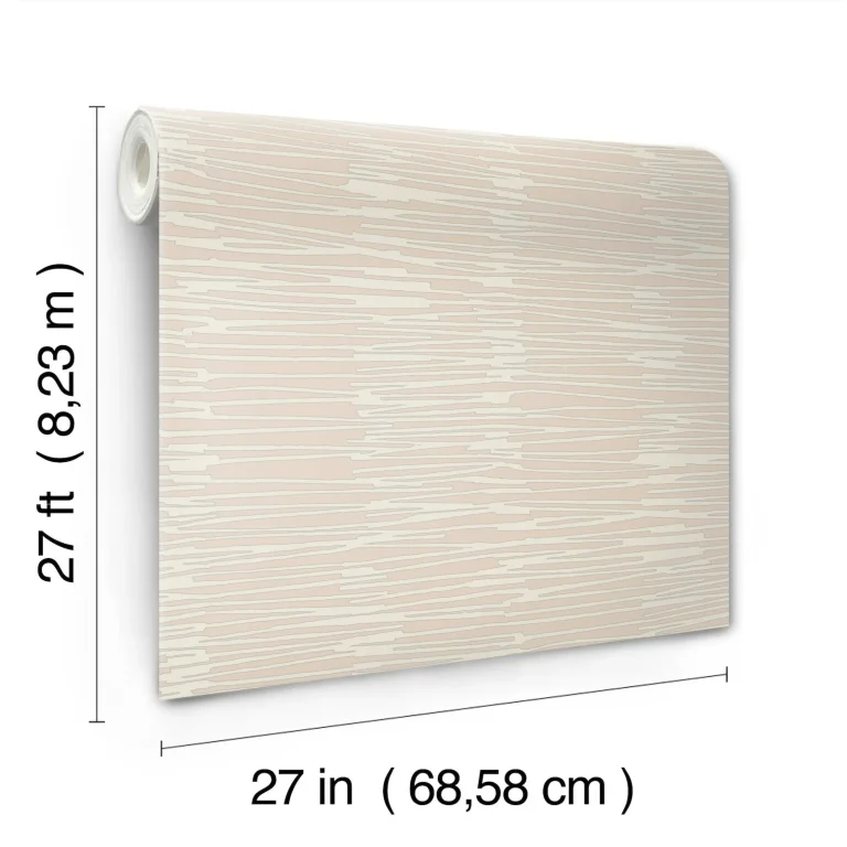 Water Reed Thatch Wallpaper - Clay/Silver — Ảnh 4