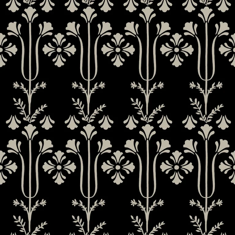 Magnolia Home Lydia Wallpaper - Black — Ảnh 4