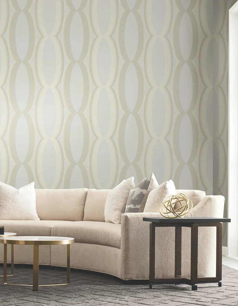 Candice Olson Progression Ogee Wallpaper - Blonde — Ảnh 5