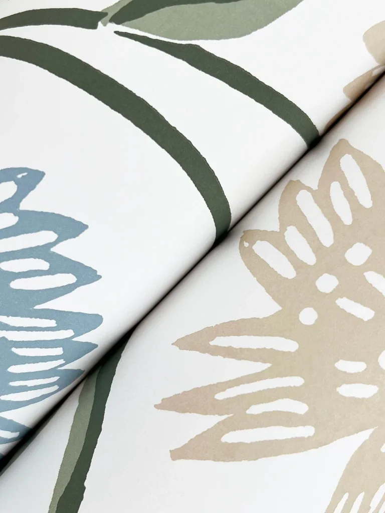 Rifle Paper Co. Aster Wallpaper - White — Image 7