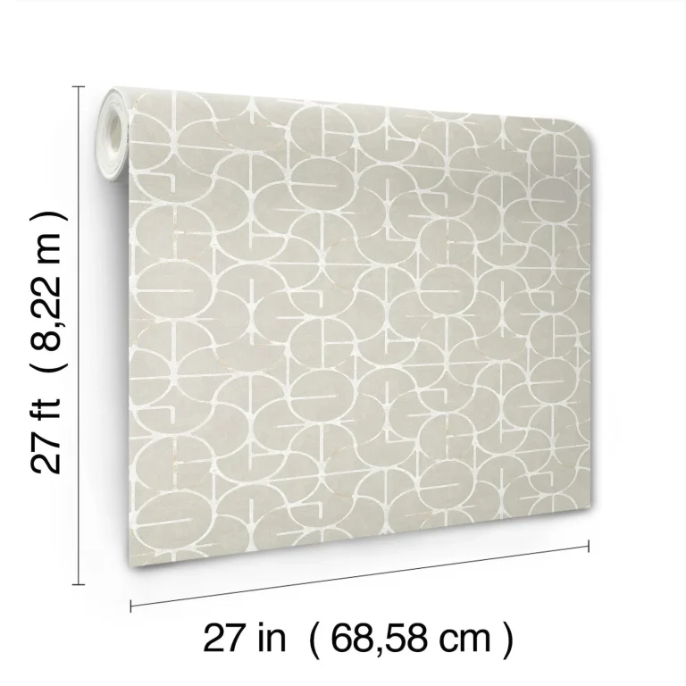 Looking Glass Wallpaper - Grey — Image 5