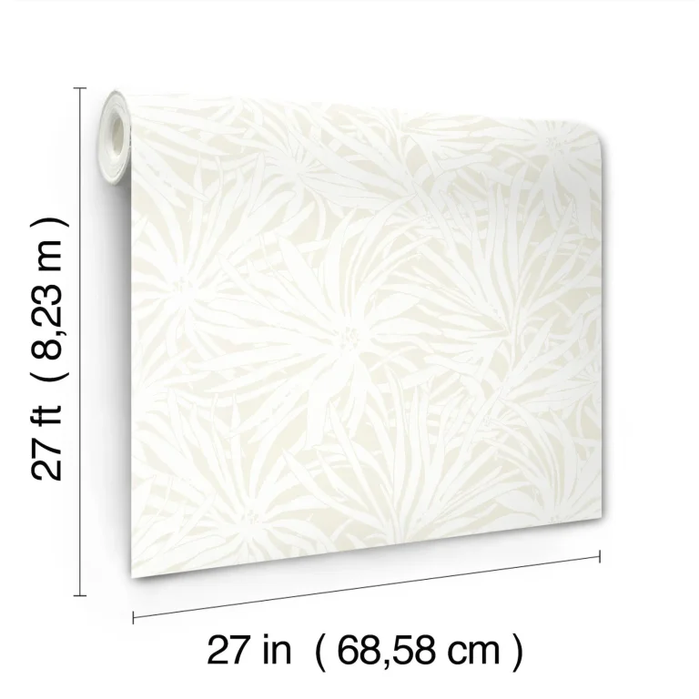 Floral Canopy Wallpaper - Cream — Ảnh 6