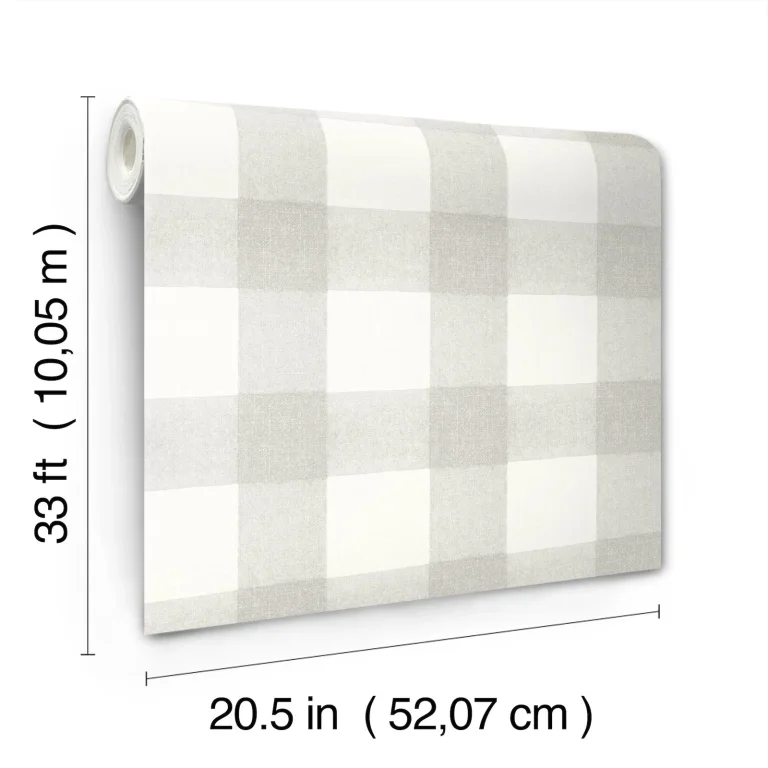 Chesapeake Thorpe Wallpaper - Light Grey — Ảnh 3
