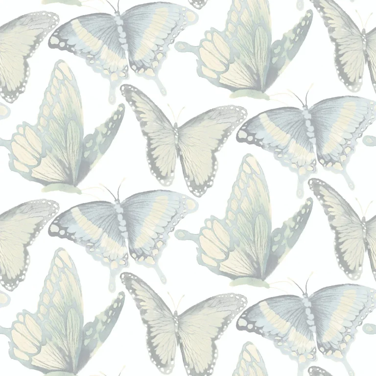 Chesapeake Janetta Butterfly Wallpaper - Mint — Ảnh 4