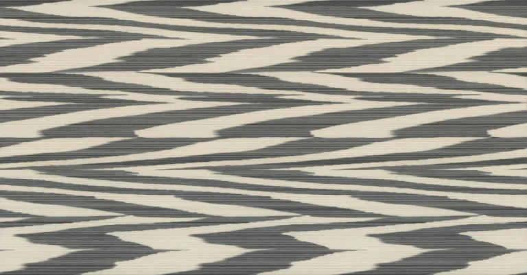 Flamed Zigzag Wallpaper - Black — Ảnh 5