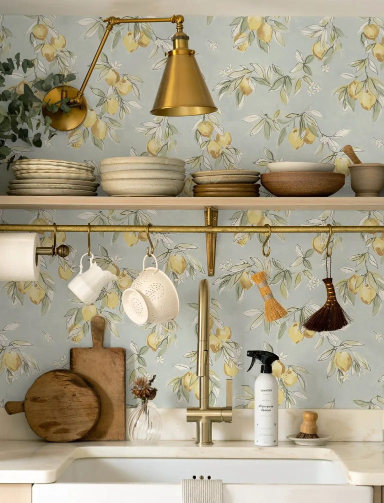 Chesapeake Lemonade Citrus Wallpaper - Aqua — Ảnh 7