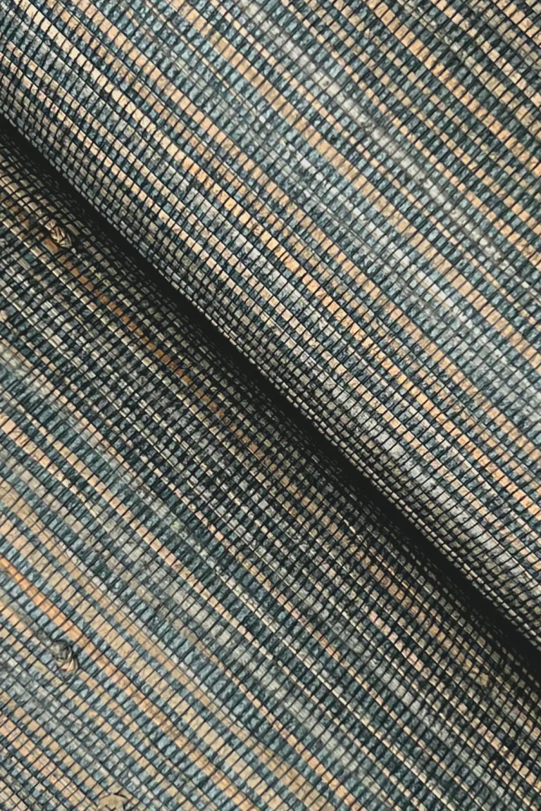 Ronald Redding Knotted Grass Wallpaper - Dark Teal — Image 2