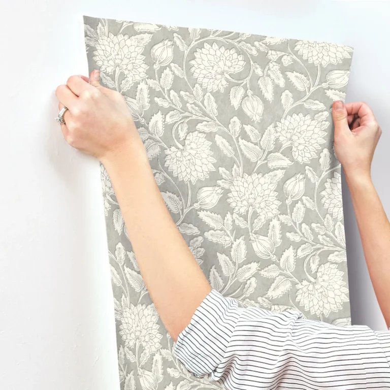 Chesapeake Vadouvan Jacobean Trail Wallpaper - Grey — Ảnh 2