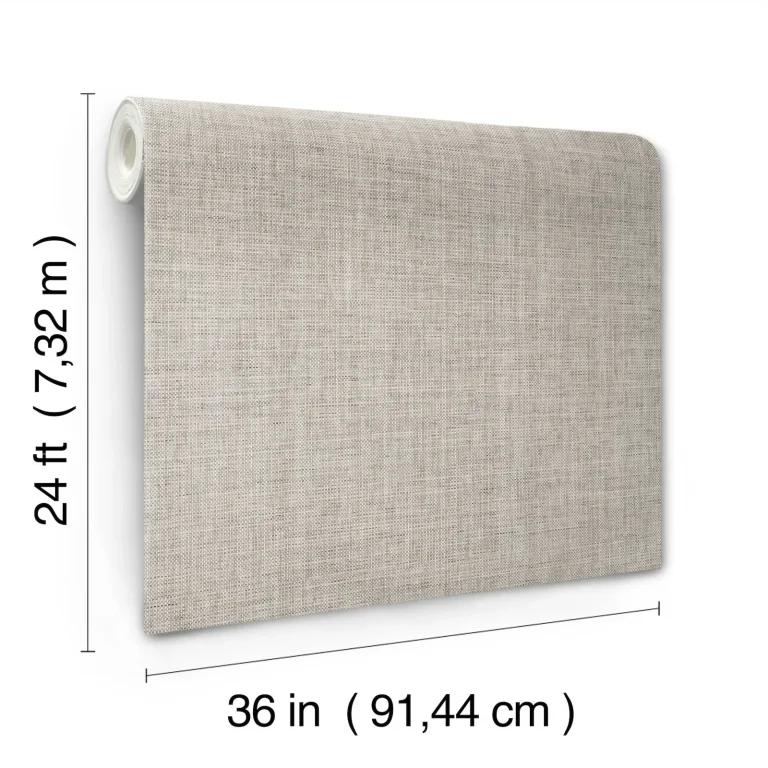 Ronald Redding Edo Paperweave Wallpaper - Charcoal — Ảnh 4