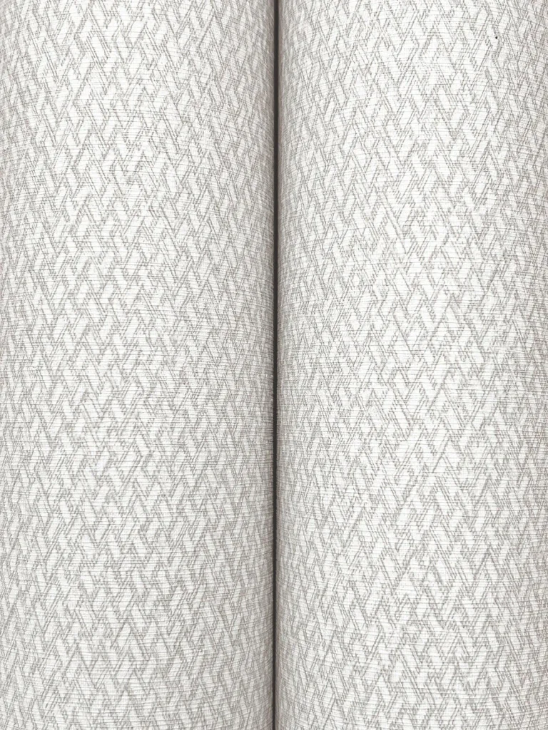 Tisket A Tasket Basketweave Wallpaper - Light Grey — Image 7
