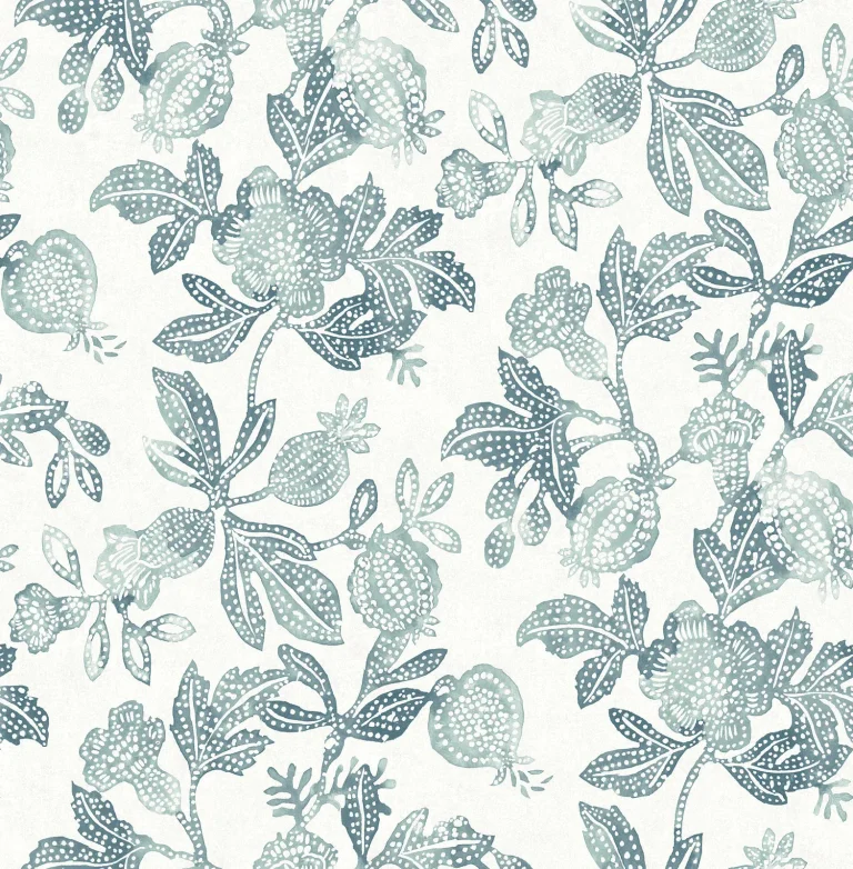 Beach Rose Wallpaper - Teal — Ảnh 2