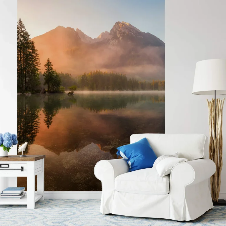 Mountain Lake - Wall Mural 5154 - 8 Panel - 384cm x 260cm — Image 3