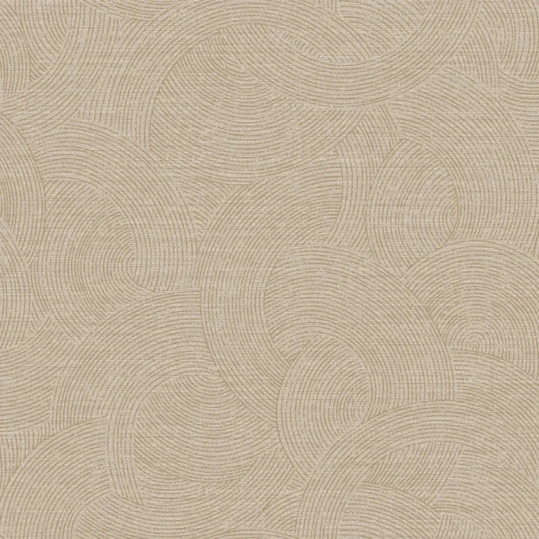 Chesapeake Harrison Swirling Geometric Wallpaper - Taupe — Ảnh 4