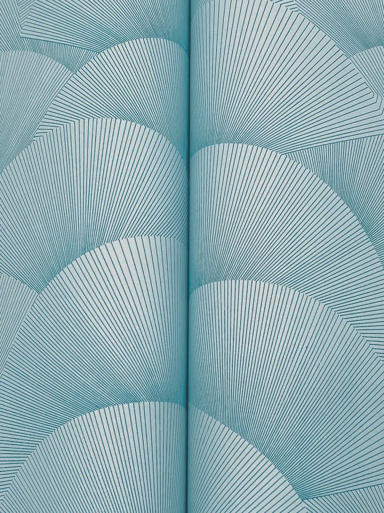 Ronald Redding Morning Shell Wallpaper - Blue