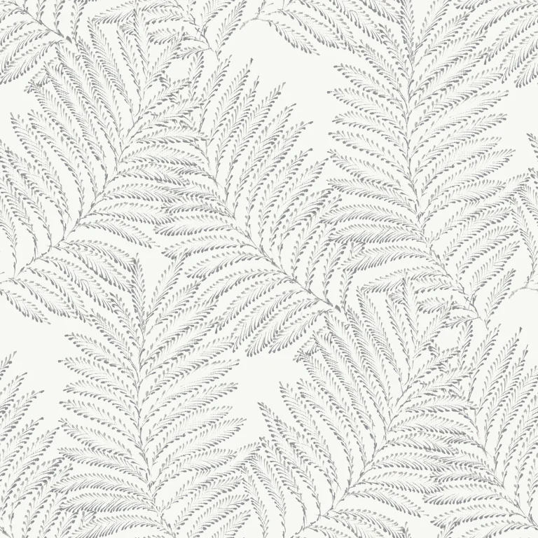 Finnley Inked Fern Wallpaper - Grey — Ảnh 2