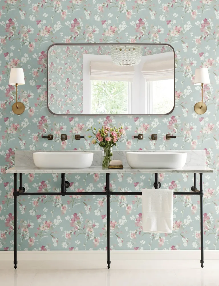 Chesapeake Azalea Floral Branches Wallpaper - Fuchsia — Ảnh 7