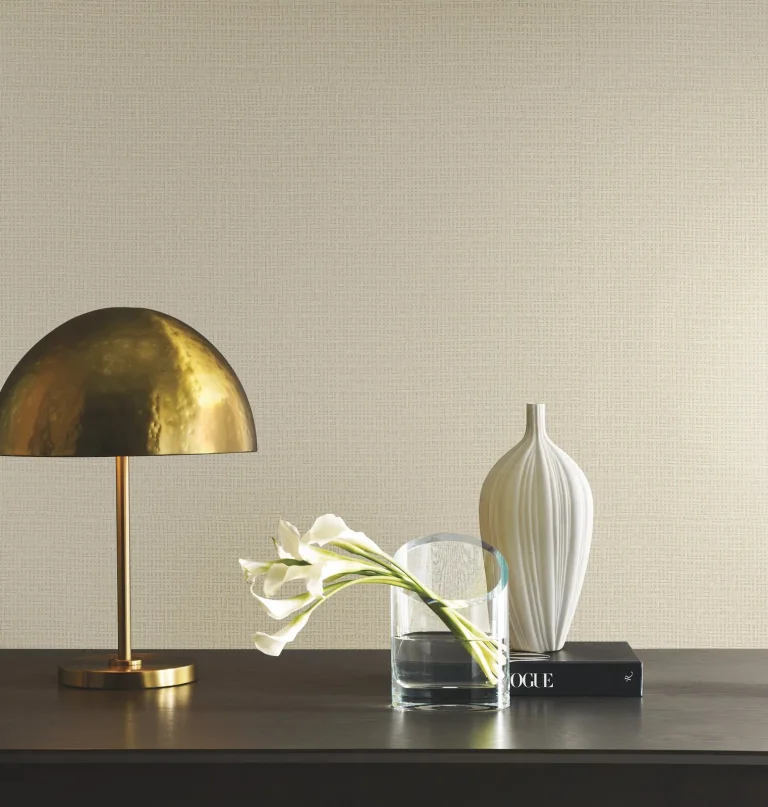 Ronald Redding Tatami Weave Wallpaper - Natural — Ảnh 4