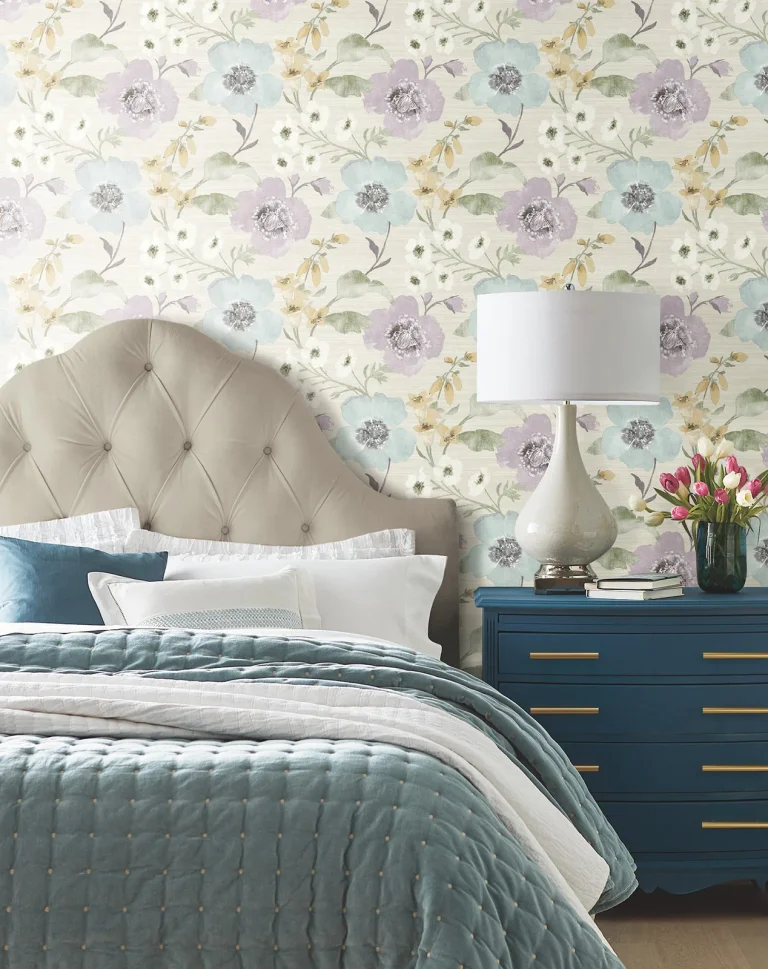 Evelyn Floral Wallpaper - Lavender — Ảnh 4