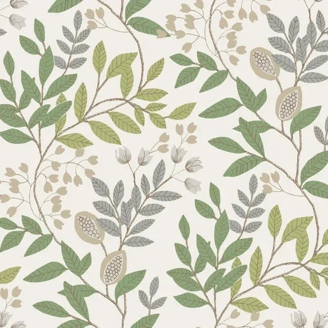 Eden Retreat Wallpaper - Beige/Green — Ảnh 5