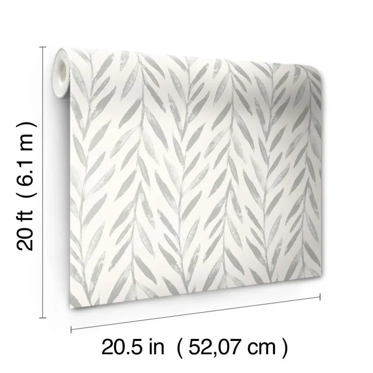 Magnolia Home Willow Wallpaper - Grey — Ảnh 6