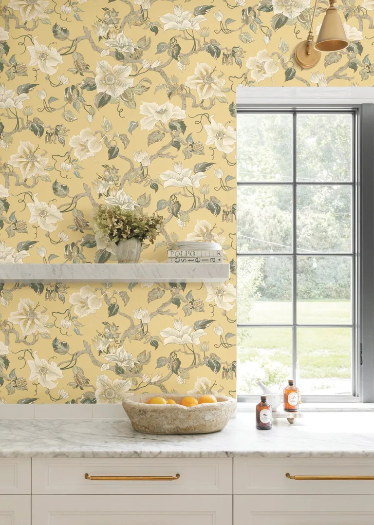 Ronald Redding Marguerite Vine Wallpaper - Yellow — Ảnh 3