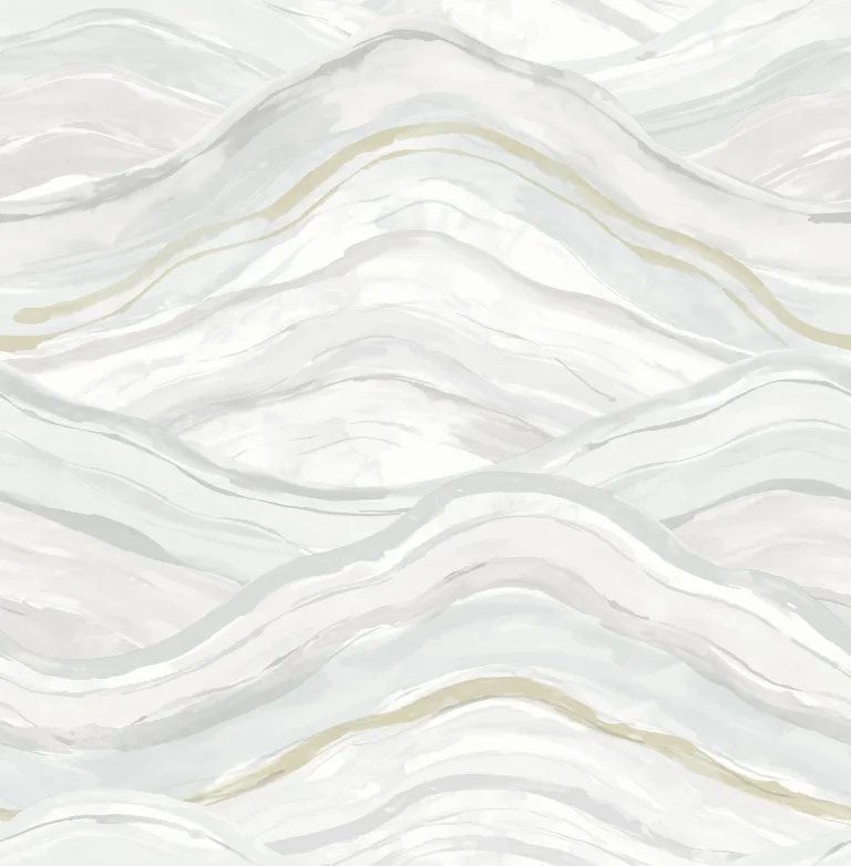 Dorea Striated Waves Wallpaper - Light Blue — Ảnh 3